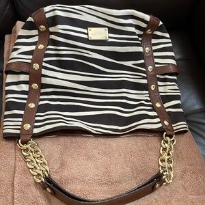 Michael Kors Zebra Print Shoulder Bag